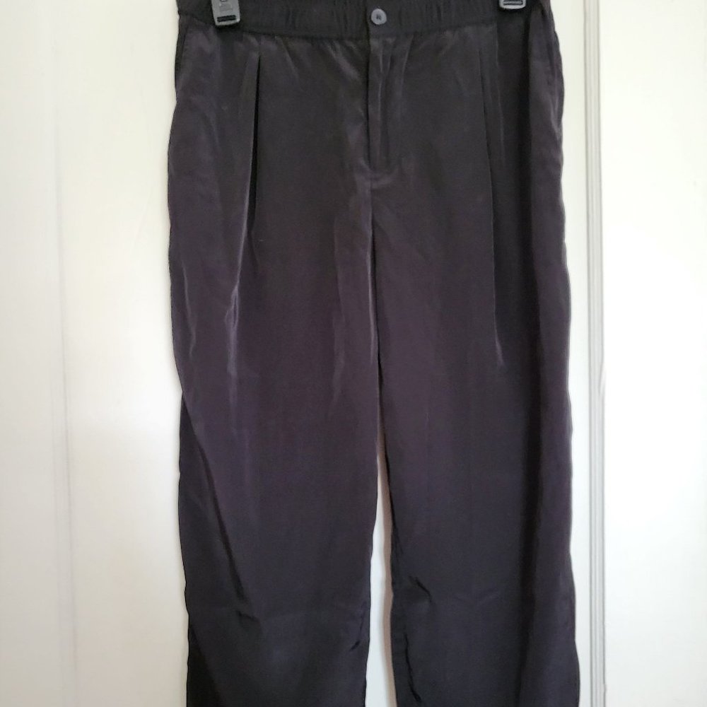 JCREW FLOWY BLACK PANTS  2T